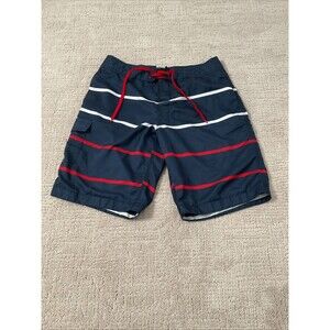 Mens Old Navy Red,white,blue Board Shorts Size S Beach Surf Swim Trunks